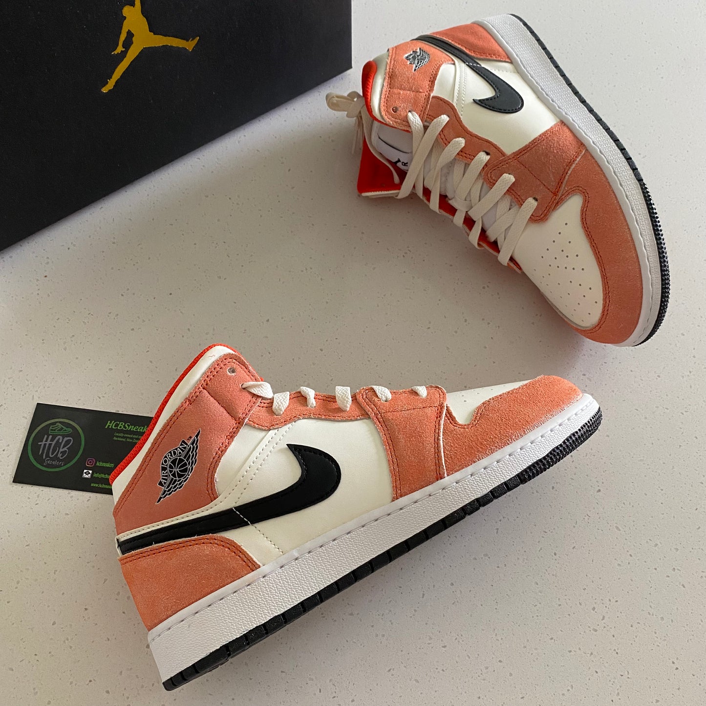 Air Jordan 1 SE orange suede